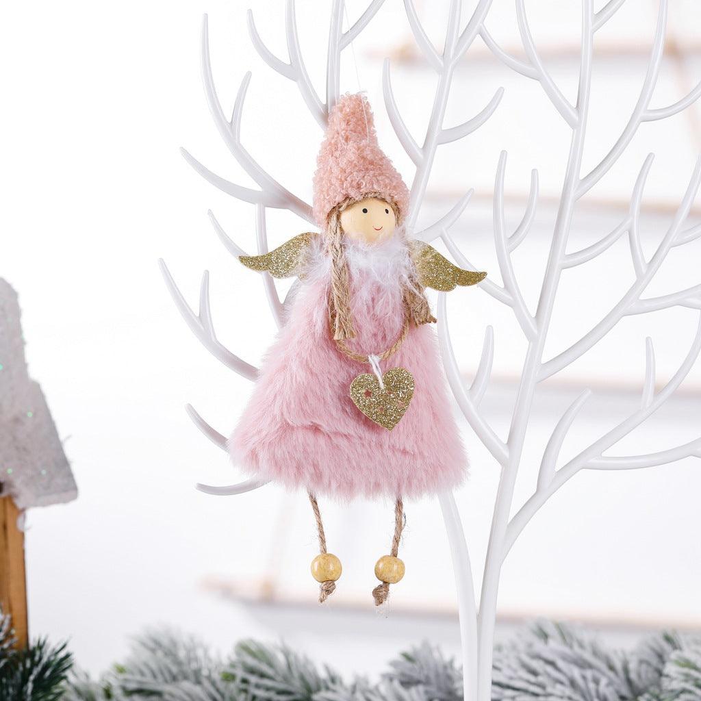 Plush girl doll Christmas tree - Premium 0 from chiquetrends.com - Just $14! Shop now at chiquetrends.com