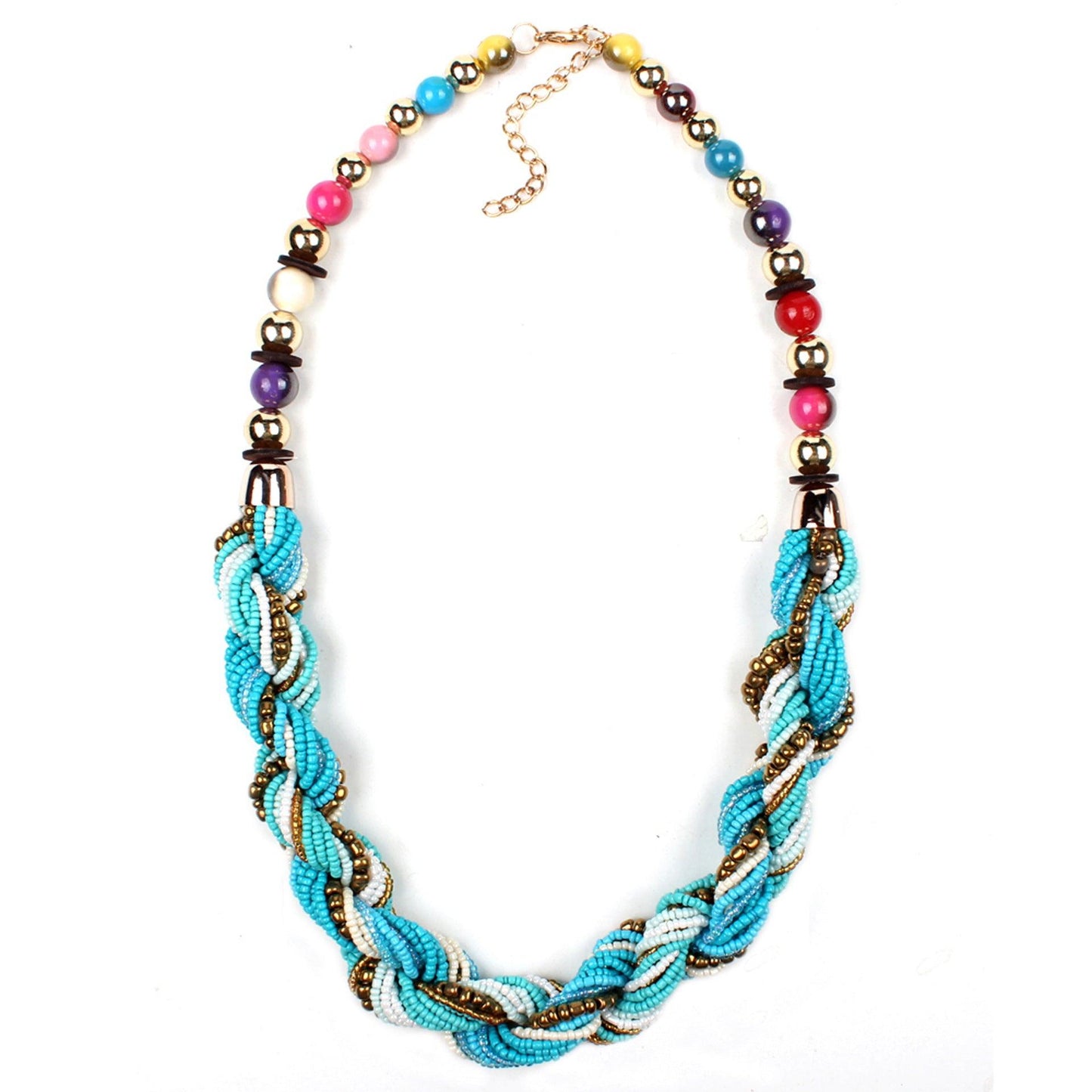 Bohemian Necklace Multicolor - Premium 0 from chiquetrends.com - Just $19! Shop now at chiquetrends.com