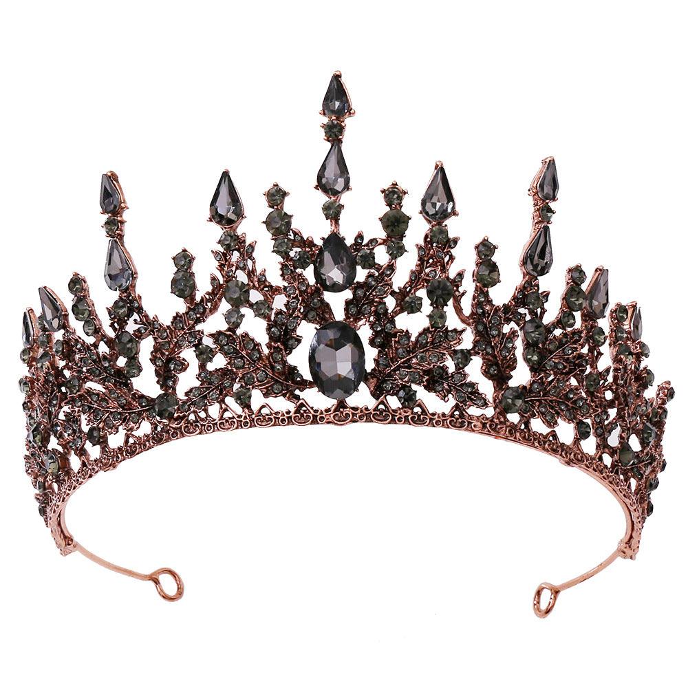 Crown headdress diamond - Premium 0 from chiquetrends.com - Just $21! Shop now at chiquetrends.com