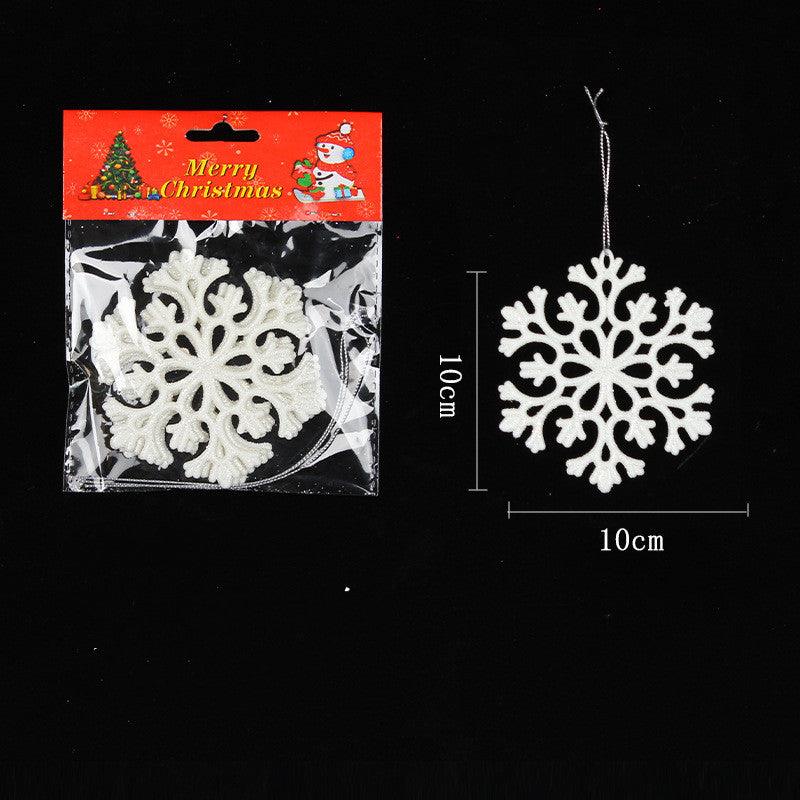 Plastic White Snowflake String - Premium 0 from chiquetrends.com - Just $10! Shop now at chiquetrends.com