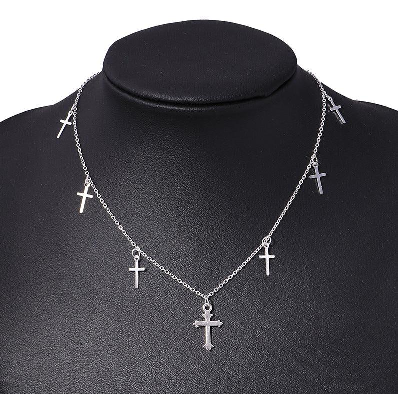 Cross Necklace Female Simple - Premium 0 from chiquetrends.com - Just $11! Shop now at chiquetrends.com