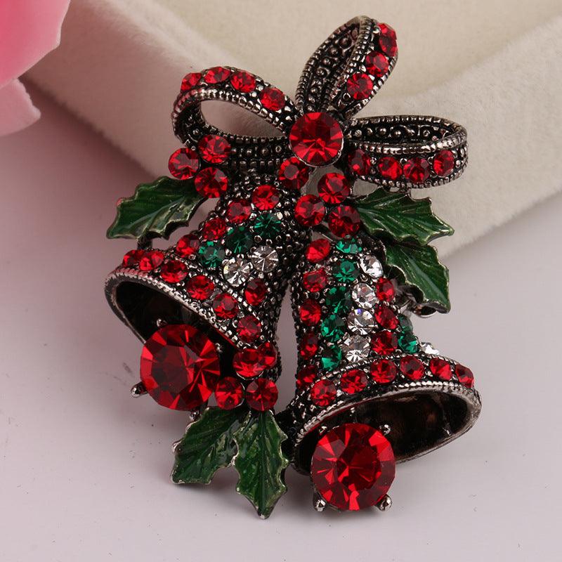 Christmas suit pin brooch - Premium 0 from chiquetrends.com - Just $11! Shop now at chiquetrends.com