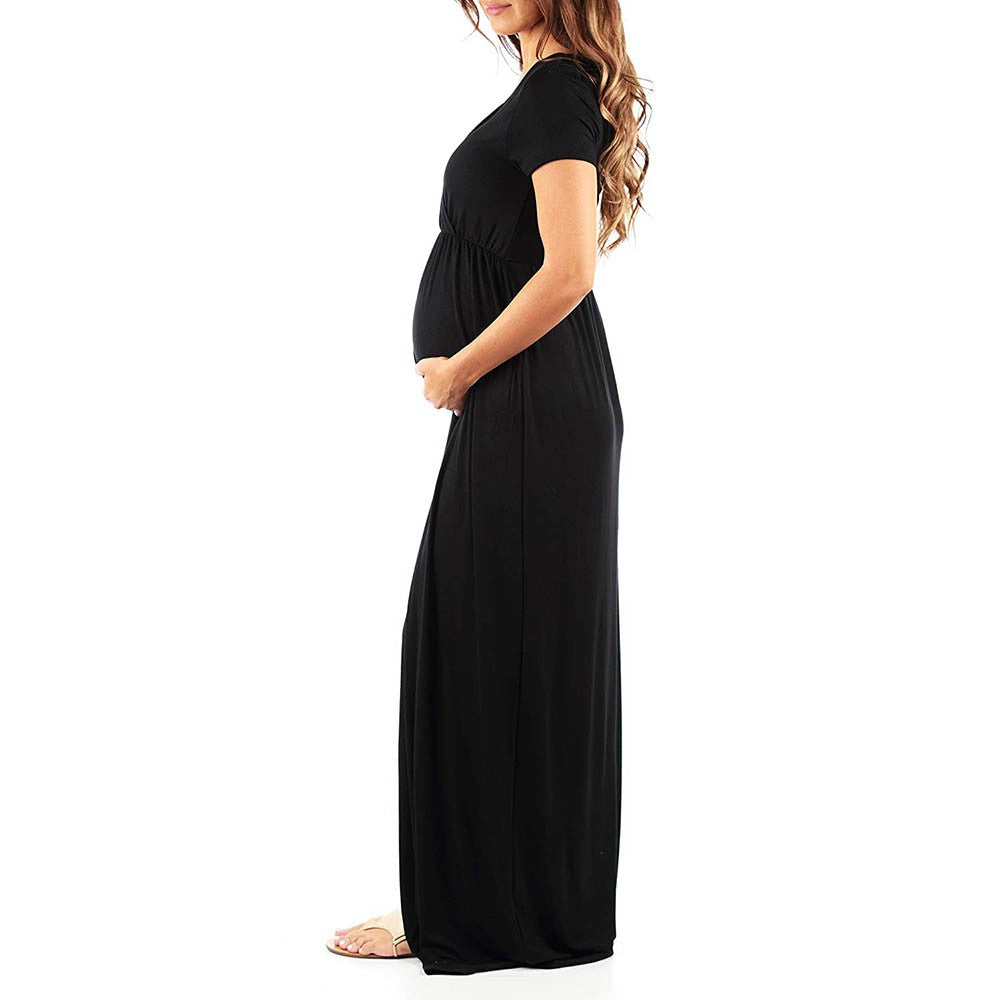 V-neck plus size maternity - Premium  from chiquetrends.com - Just $25! Shop now at chiquetrends.com