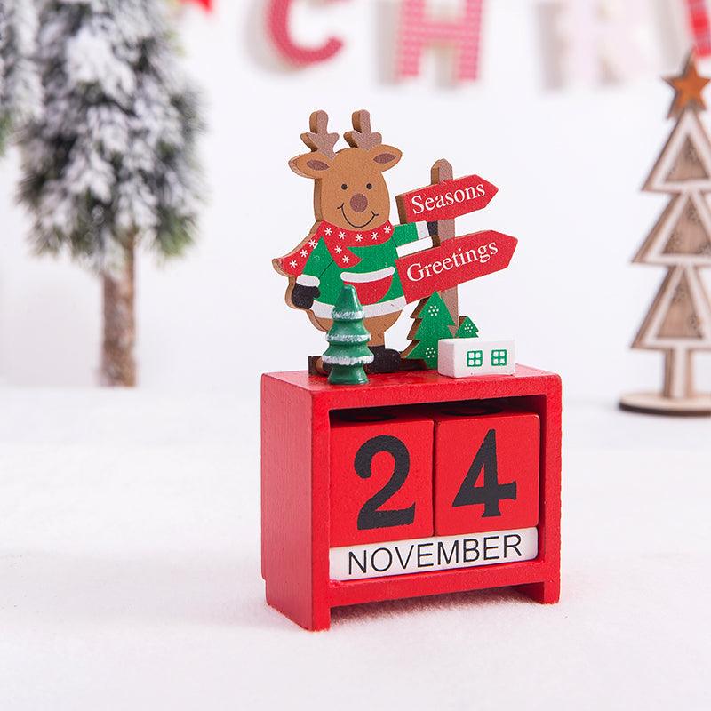 Christmas gift calendar scene - Premium 0 from chiquetrends.com - Just $14! Shop now at chiquetrends.com