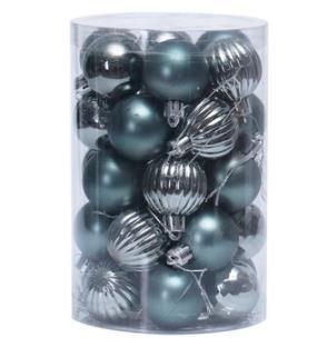 Balls Christmas Tree Decor - Premium 0 from chiquetrends.com - Just $20! Shop now at chiquetrends.com