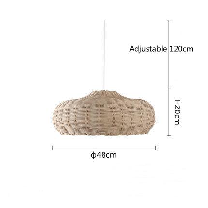 Nordic Rattan Chandelier - Premium 0 from chiquetrends.com - Just $128! Shop now at chiquetrends.com