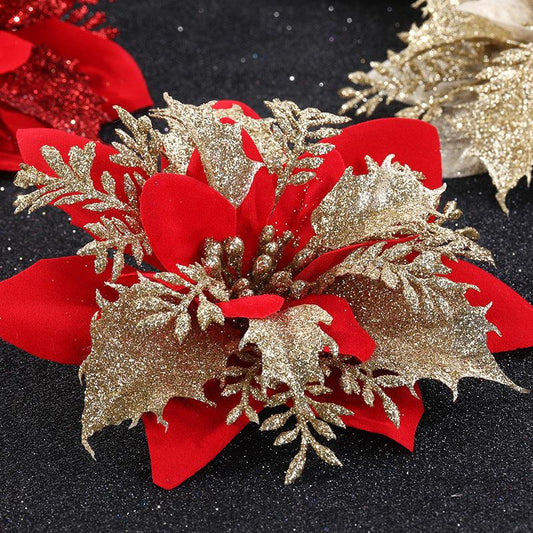 Christmas Ornamental Flower - Premium 0 from chiquetrends.com - Just $12! Shop now at chiquetrends.com