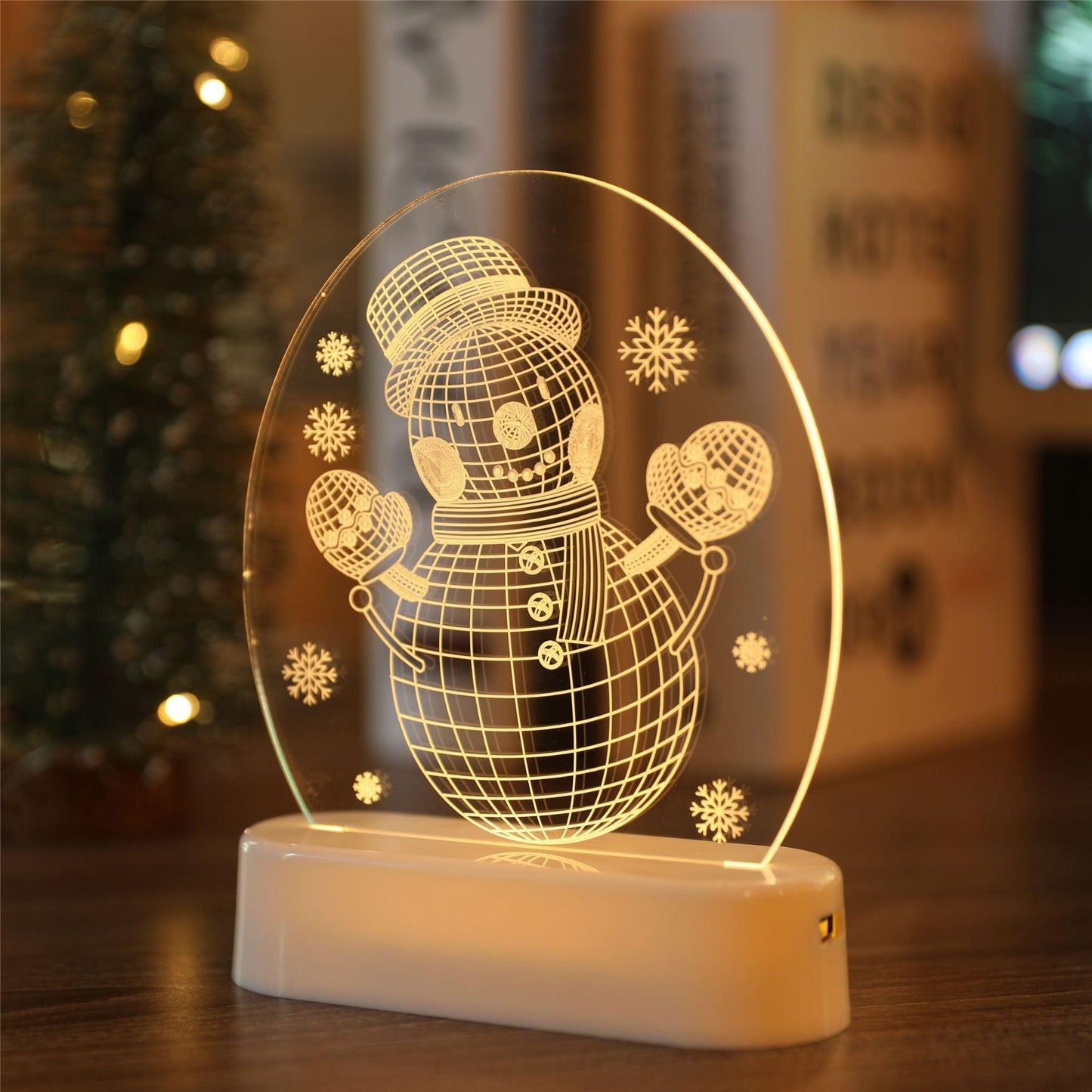 Christmas Bedside Night Light - Premium 0 from chiquetrends.com - Just $14! Shop now at chiquetrends.com