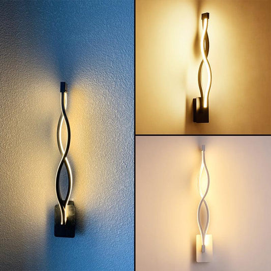 LED aluminum wave wall light | - Premium 0 from chiquetrends.com - Just $34! Shop now at chiquetrends.com