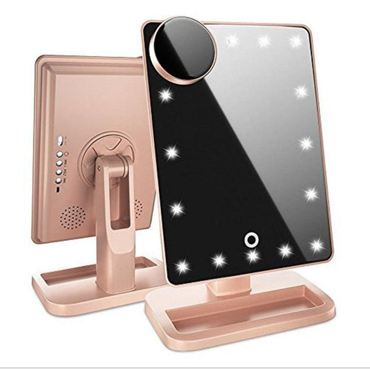 Touch Screen Makeup Mirror - Premium 0 from chiquetrends.com - Just $38! Shop now at chiquetrends.com