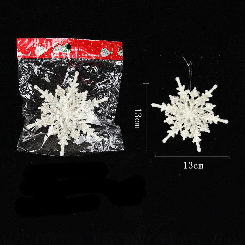 Plastic White Snowflake String - Premium 0 from chiquetrends.com - Just $10! Shop now at chiquetrends.com