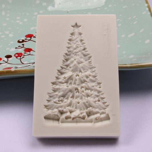 Christmas Tree Fondant Cake - Premium 0 from chiquetrends.com - Just $10! Shop now at chiquetrends.com