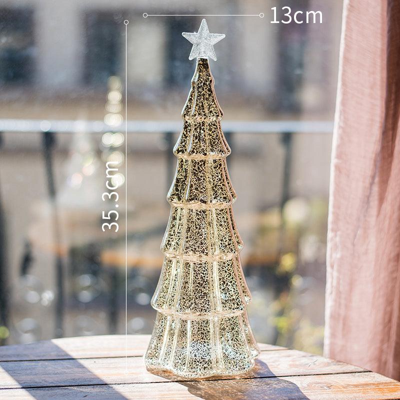 Glass Christmas Tree - Premium 0 from chiquetrends.com - Just $33! Shop now at chiquetrends.com