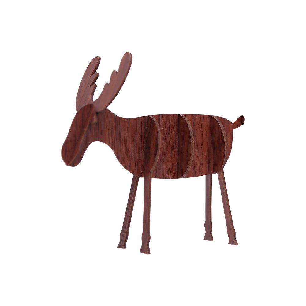 Wooden crafts Christmas elk - Premium 0 from chiquetrends.com - Just $10! Shop now at chiquetrends.com