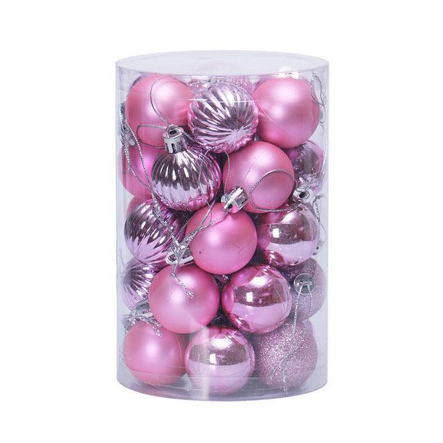 34 Christmas Ball Set 4cm - Premium 0 from chiquetrends.com - Just $15! Shop now at chiquetrends.com