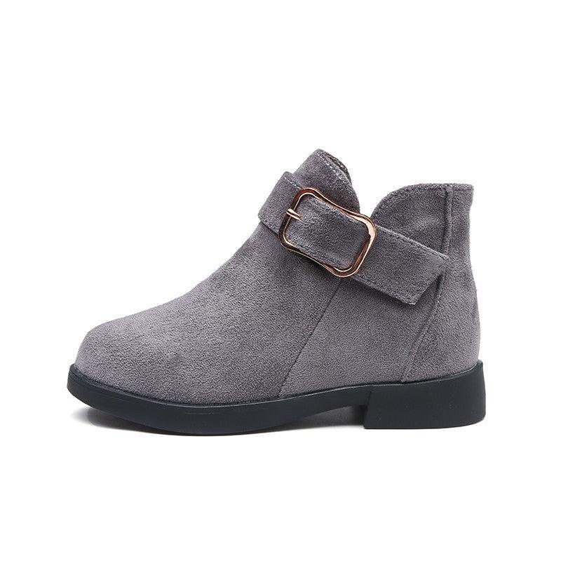 Big kids suede leather boots | - Premium Kids wear from chiquetrends.com - Just $16! Shop now at chiquetrends.com