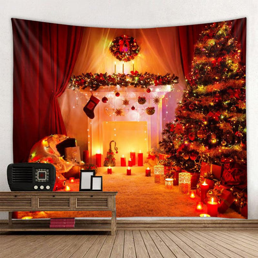 Tapestry wallcloth fireplace - Premium 0 from chiquetrends.com - Just $19! Shop now at chiquetrends.com