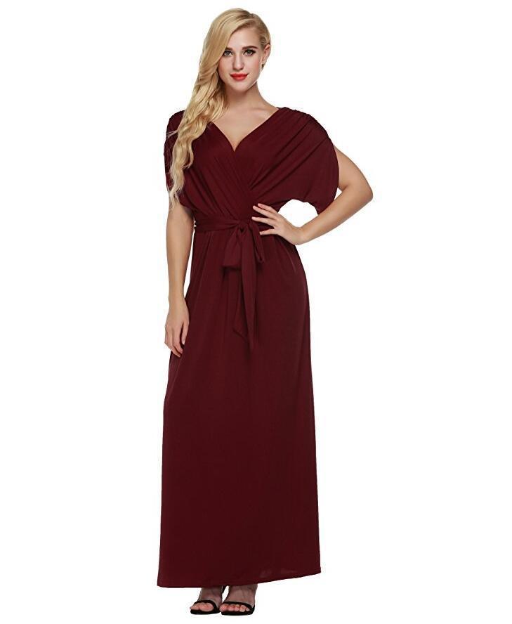 4XL Big Size Dress Elegant - Premium 0 from chiquetrends.com - Just $35! Shop now at chiquetrends.com