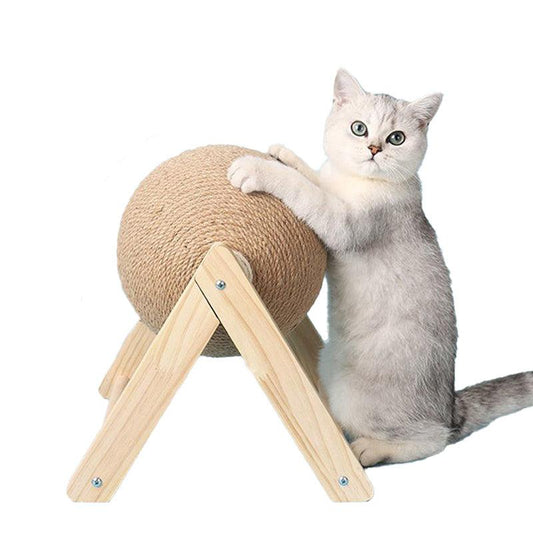 Cat Scratching Ball Toy Kitten - Premium  from chiquetrends.com - Just $20! Shop now at chiquetrends.com