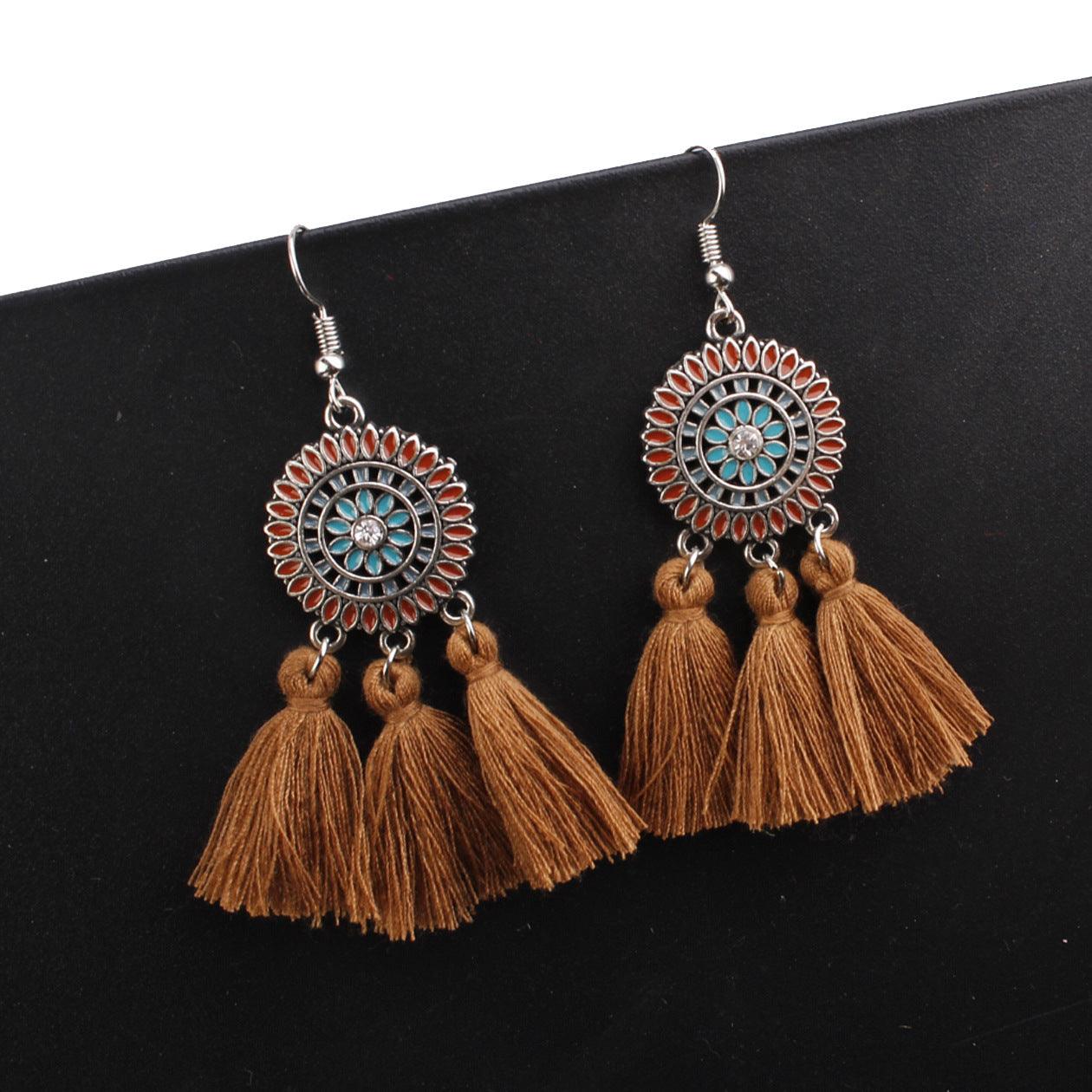 Bohemian tassel earrings - Premium Earrings from chiquetrends.com - Just $12! Shop now at chiquetrends.com