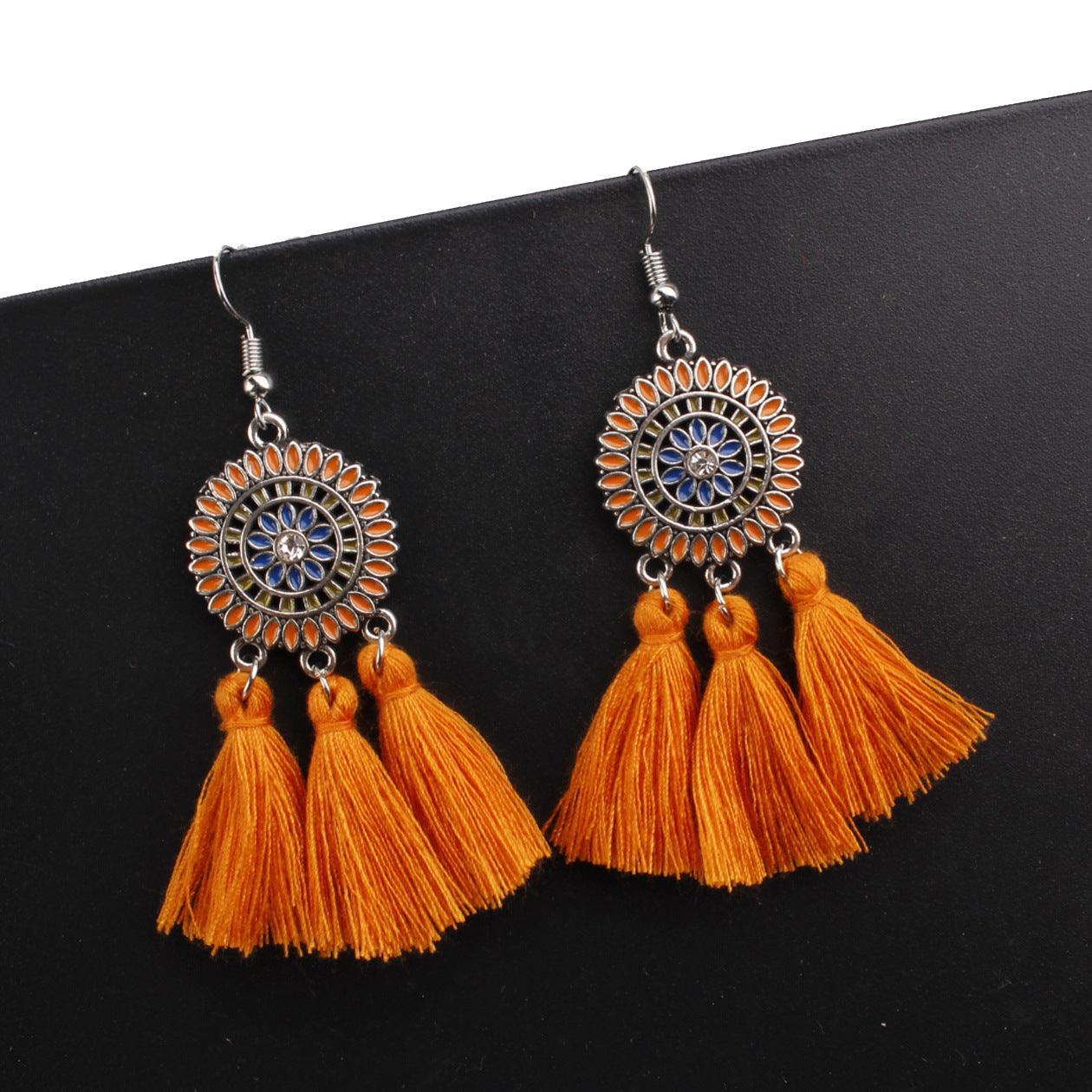 Bohemian tassel earrings - Premium Earrings from chiquetrends.com - Just $12! Shop now at chiquetrends.com