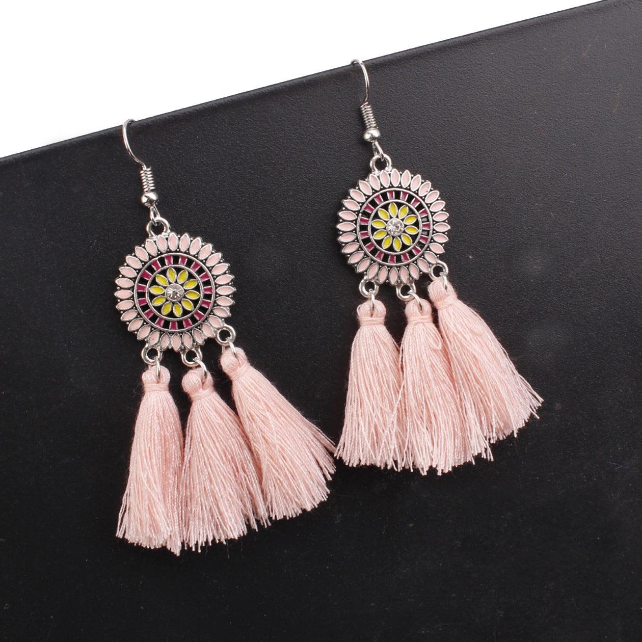 Bohemian tassel earrings - Premium Earrings from chiquetrends.com - Just $12! Shop now at chiquetrends.com