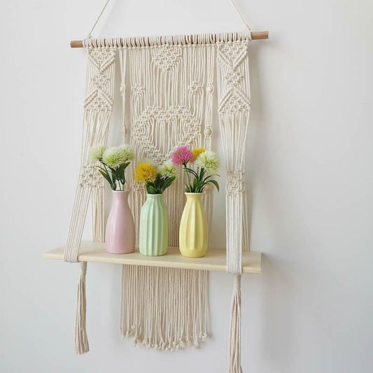 Macrame Wall Hanging Boho - Premium  from chiquetrends.com - Just $35! Shop now at chiquetrends.com