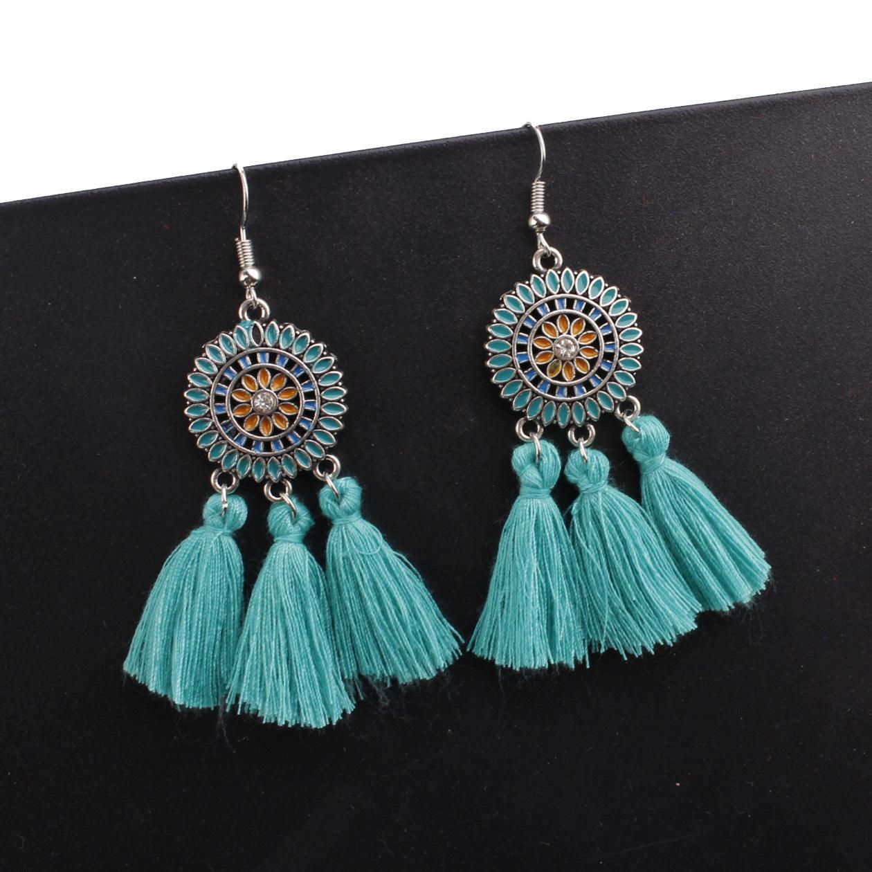 Bohemian tassel earrings - Premium Earrings from chiquetrends.com - Just $12! Shop now at chiquetrends.com