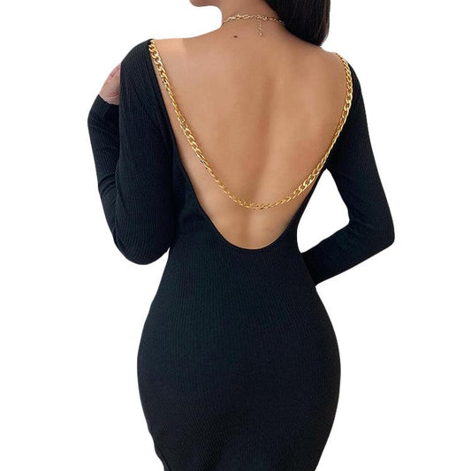 Fancy Backless Bandage Slim - Premium Dressers from chiquetrends.com - Just $32! Shop now at chiquetrends.com