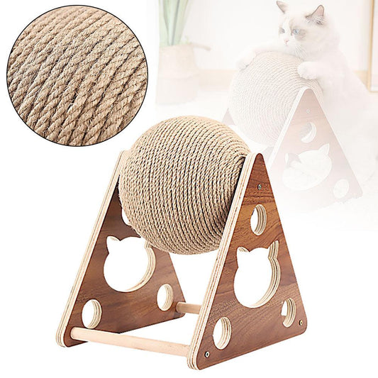 Paw Cat Scratching Ball Frame - Premium  from chiquetrends.com - Just $28! Shop now at chiquetrends.com