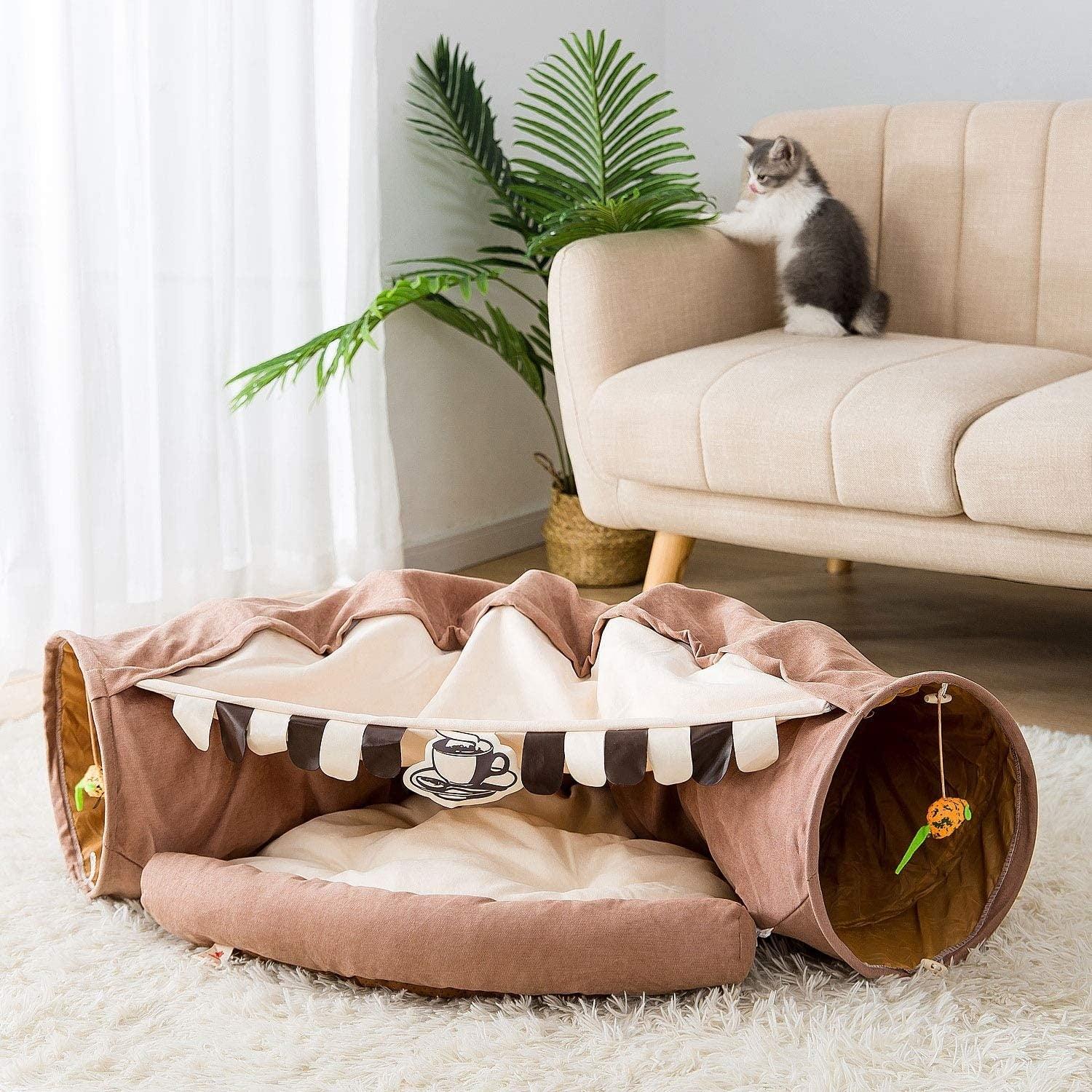 Sohpety Interactive Cat Couch - Premium  from chiquetrends.com - Just $78! Shop now at chiquetrends.com