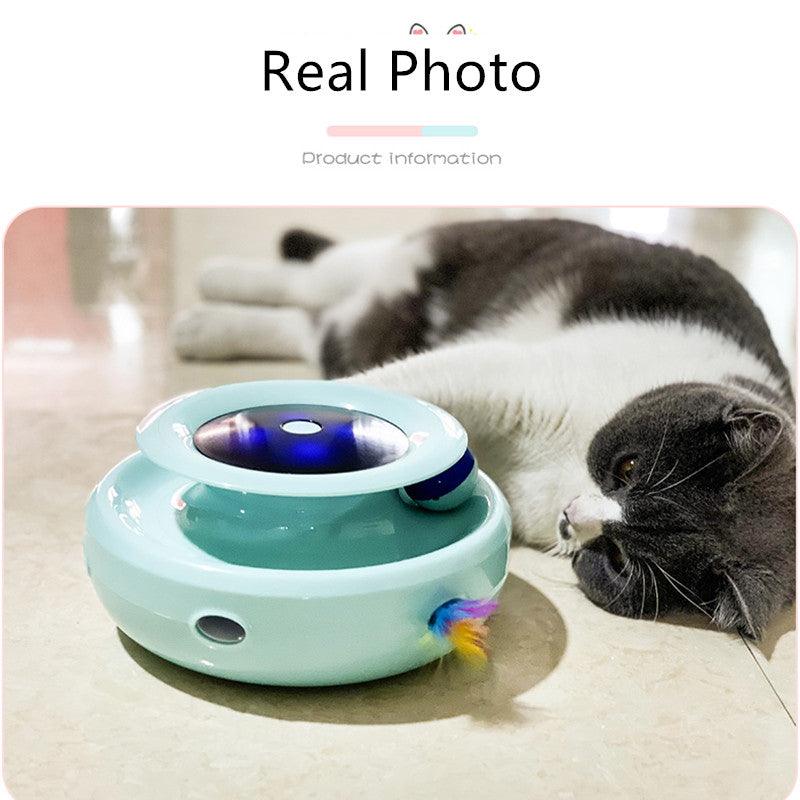 Automatic cat feather teaser - Premium Pet accessories from chiquetrends.com - Just $65! Shop now at chiquetrends.com