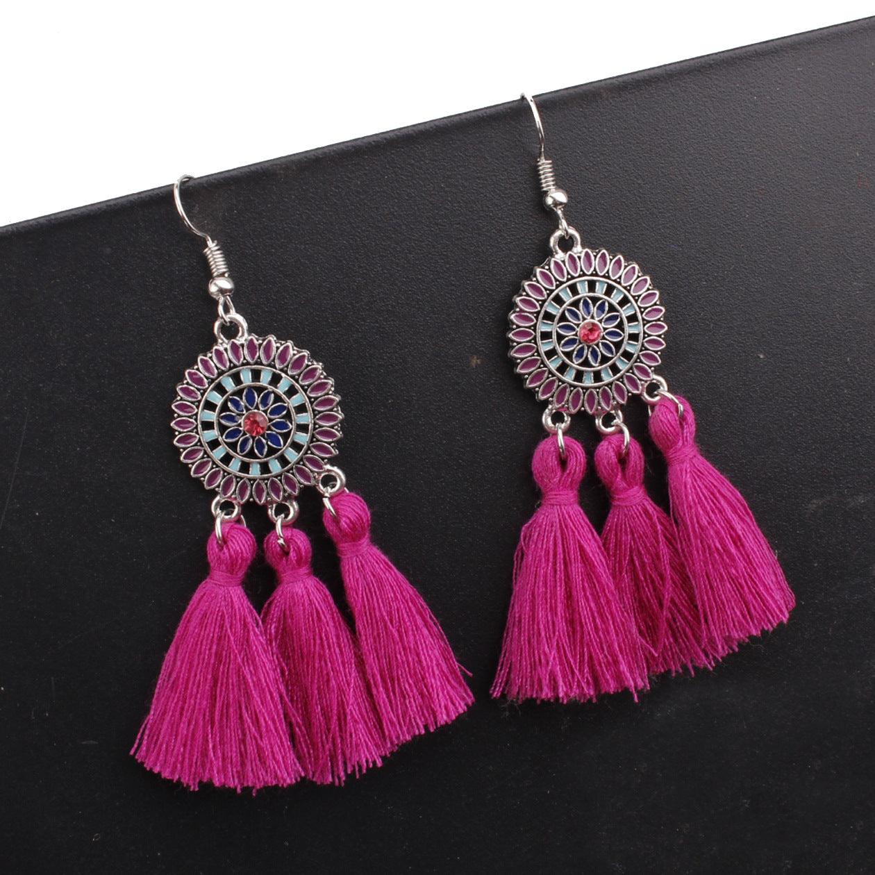 Bohemian tassel earrings - Premium Earrings from chiquetrends.com - Just $12! Shop now at chiquetrends.com