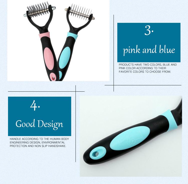 Dog Hair Removal Comb - Premium Pet Combs & Brushes from chiquetrends.com - Just $16! Shop now at chiquetrends.com