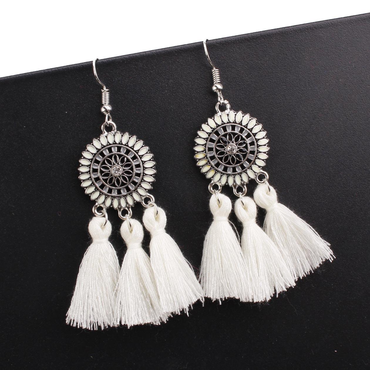 Bohemian tassel earrings - Premium Earrings from chiquetrends.com - Just $12! Shop now at chiquetrends.com