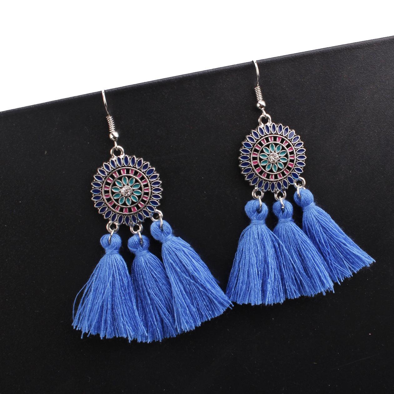 Bohemian tassel earrings - Premium Earrings from chiquetrends.com - Just $12! Shop now at chiquetrends.com