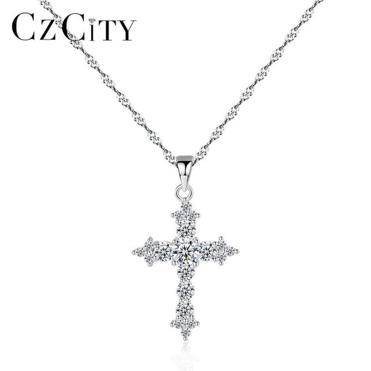 925 Sterling Silver Cross - Premium Accessories from chiquetrends.com - Just $27! Shop now at chiquetrends.com