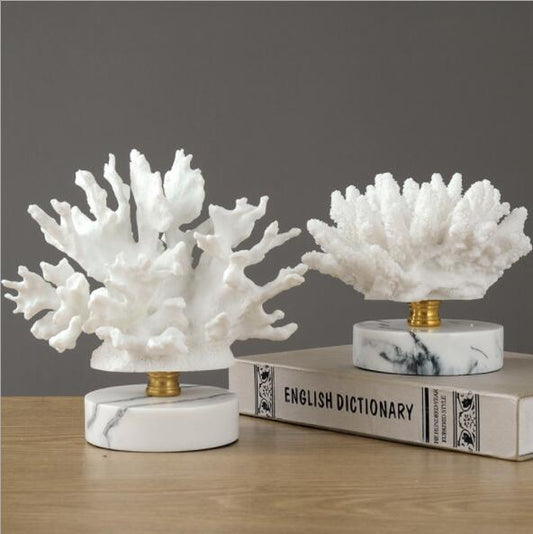 White coral sea sculpture for - Premium  from chiquetrends.com - Just $126! Shop now at chiquetrends.com