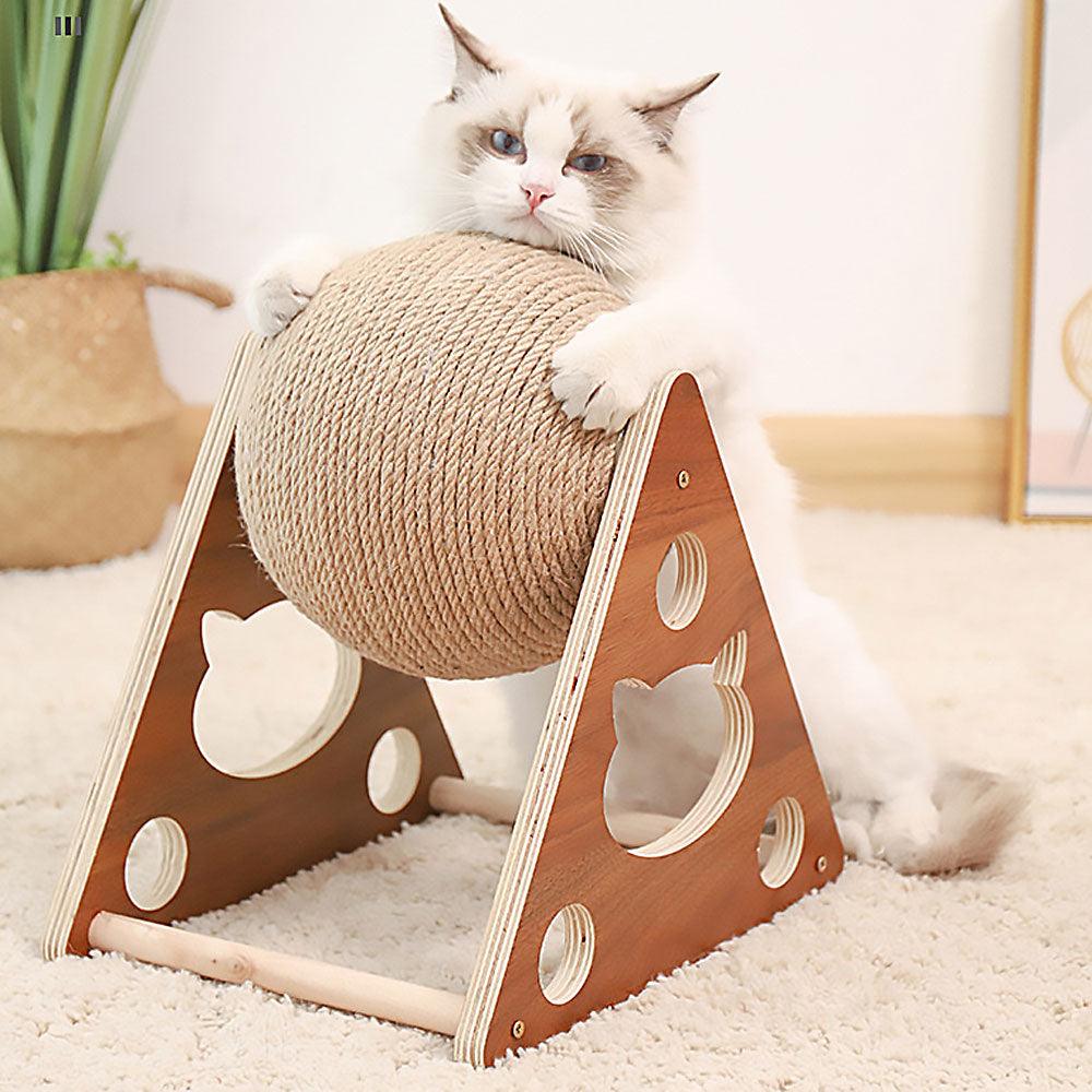 Paw Cat Scratching Ball Frame - Premium  from chiquetrends.com - Just $28! Shop now at chiquetrends.com