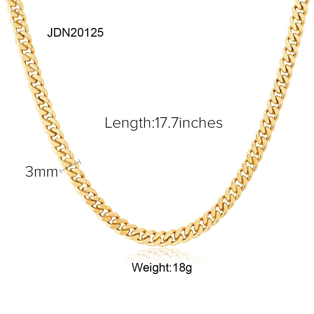 18K Gold Plated Stainless - Premium Accessories from chiquetrends.com - Just $13! Shop now at chiquetrends.com