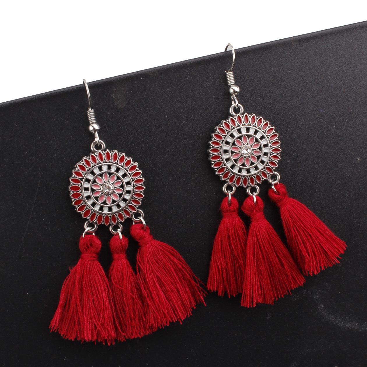 Bohemian tassel earrings - Premium Earrings from chiquetrends.com - Just $12! Shop now at chiquetrends.com