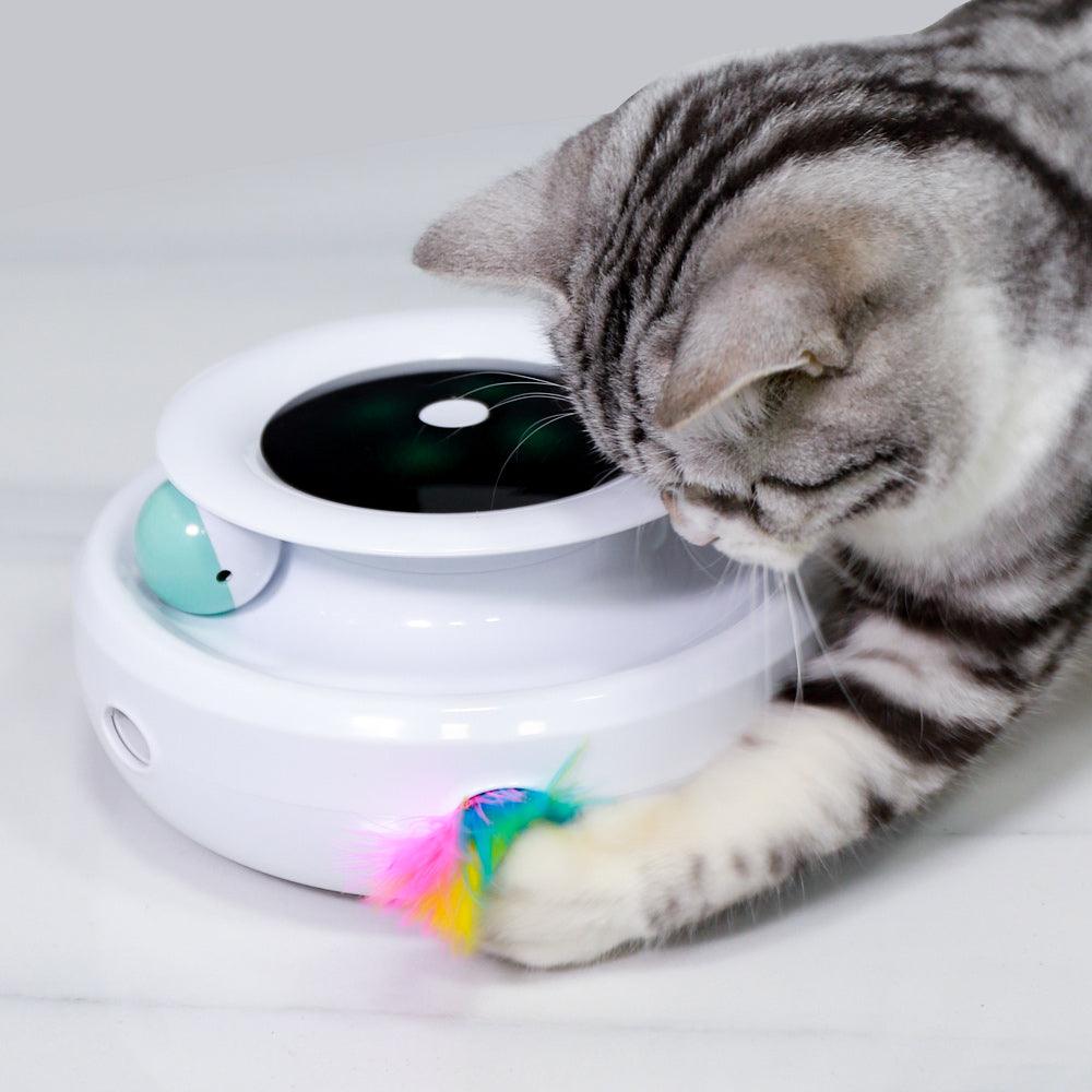 Automatic cat feather teaser - Premium Pet accessories from chiquetrends.com - Just $65! Shop now at chiquetrends.com