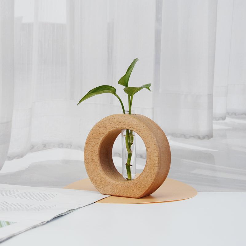 Hydroponic Wooden Flower Pot - Premium Flowers from chiquetrends.com - Just $19! Shop now at chiquetrends.com