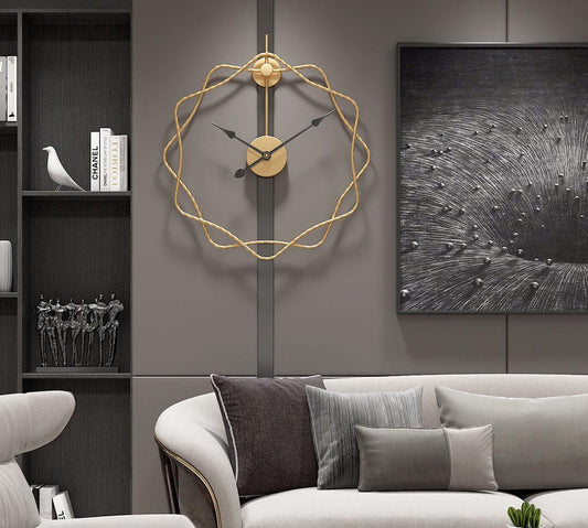 European Luxury Iron Prismatic - Premium Wall Clocks from chiquetrends.com - Just $63! Shop now at chiquetrends.com