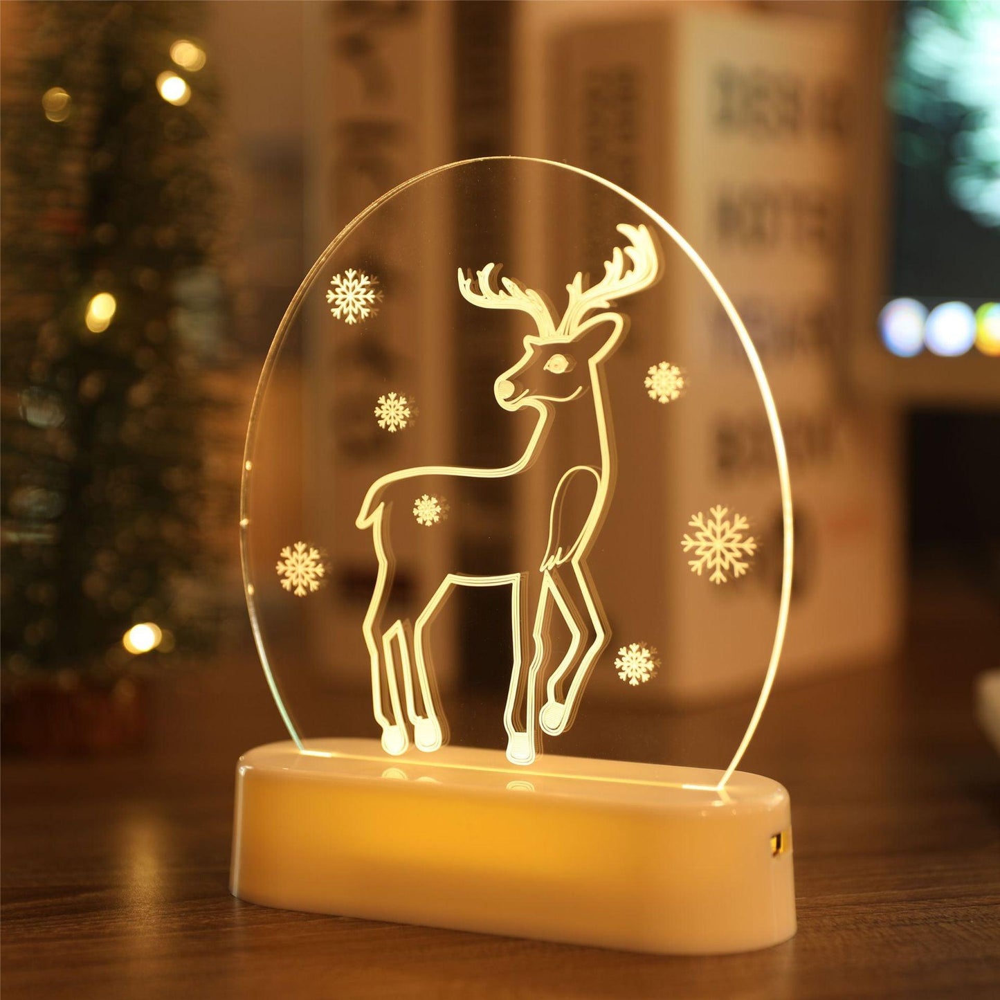 Christmas Bedside Night Light - Premium 0 from chiquetrends.com - Just $14! Shop now at chiquetrends.com