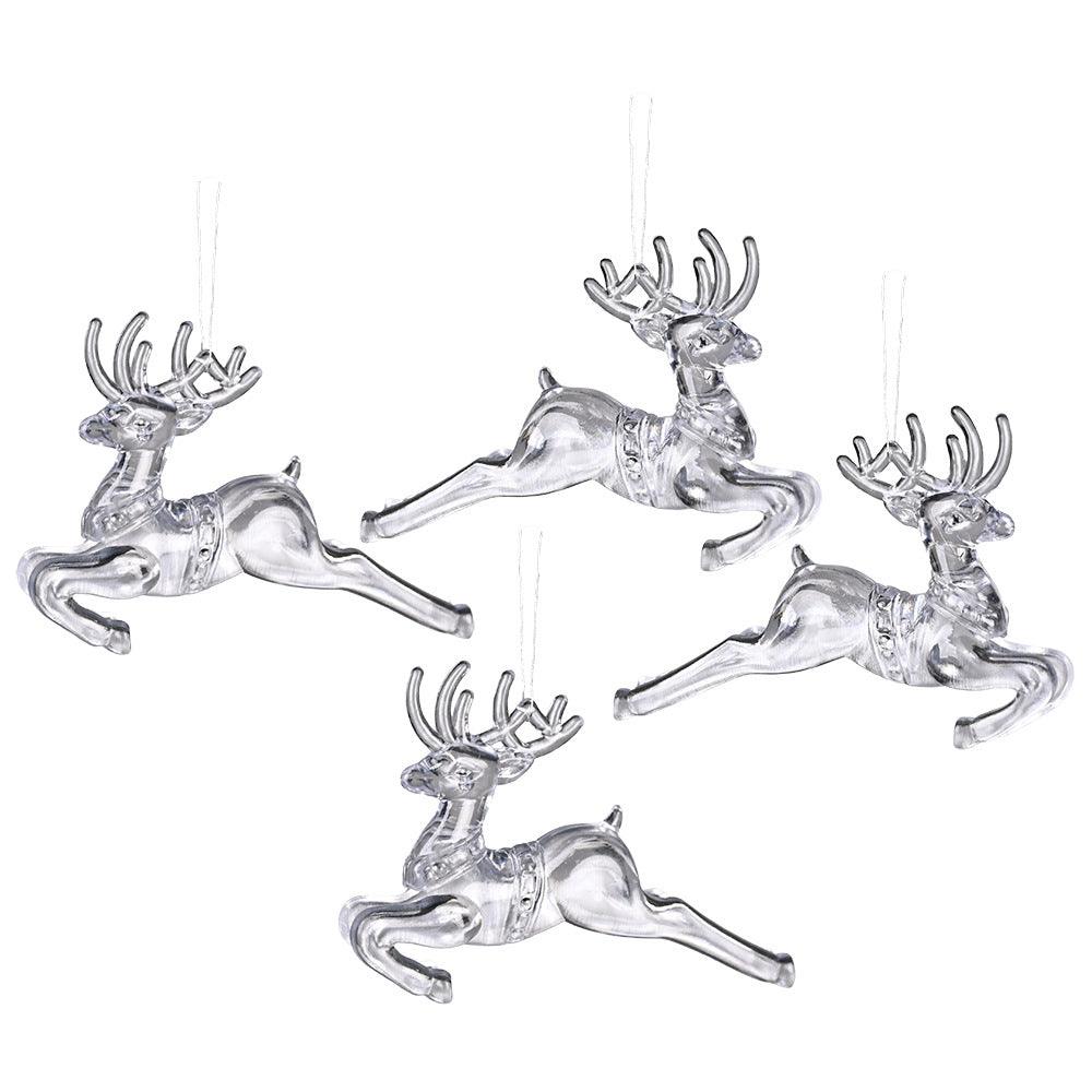 Transparent Snowflake Deer - Premium 0 from chiquetrends.com - Just $11! Shop now at chiquetrends.com