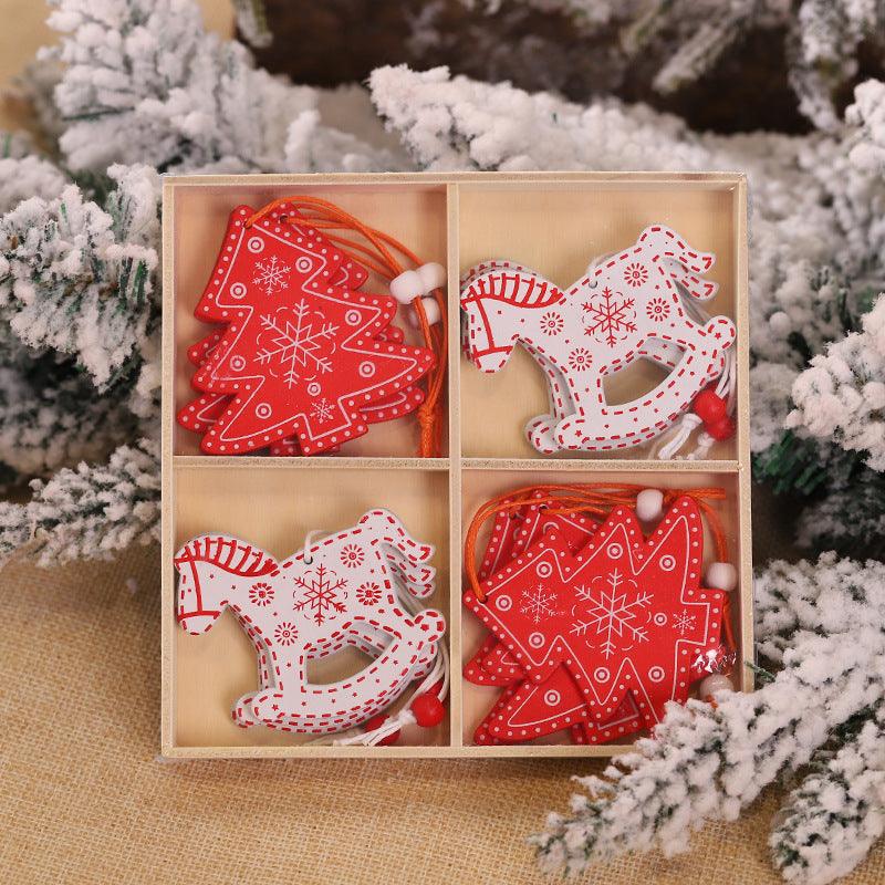 Christmas Snowflakes Wooden - Premium 0 from chiquetrends.com - Just $14! Shop now at chiquetrends.com