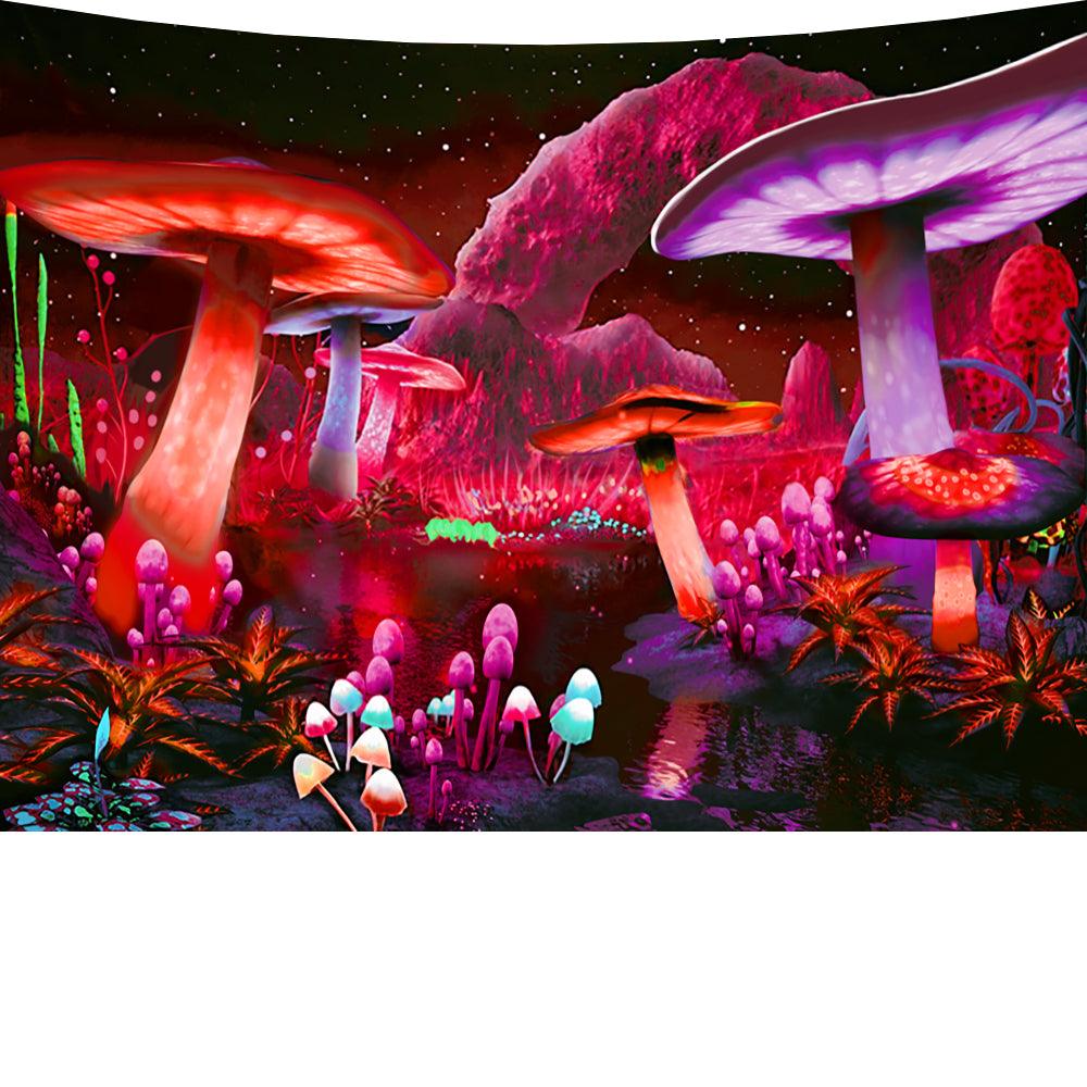 Dream Mushroom Psychedelic Rug - Premium 0 from chiquetrends.com - Just $15! Shop now at chiquetrends.com