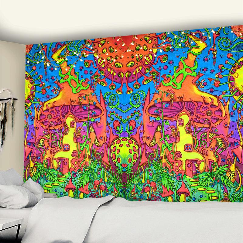 Dream Mushroom Psychedelic Rug - Premium 0 from chiquetrends.com - Just $15! Shop now at chiquetrends.com