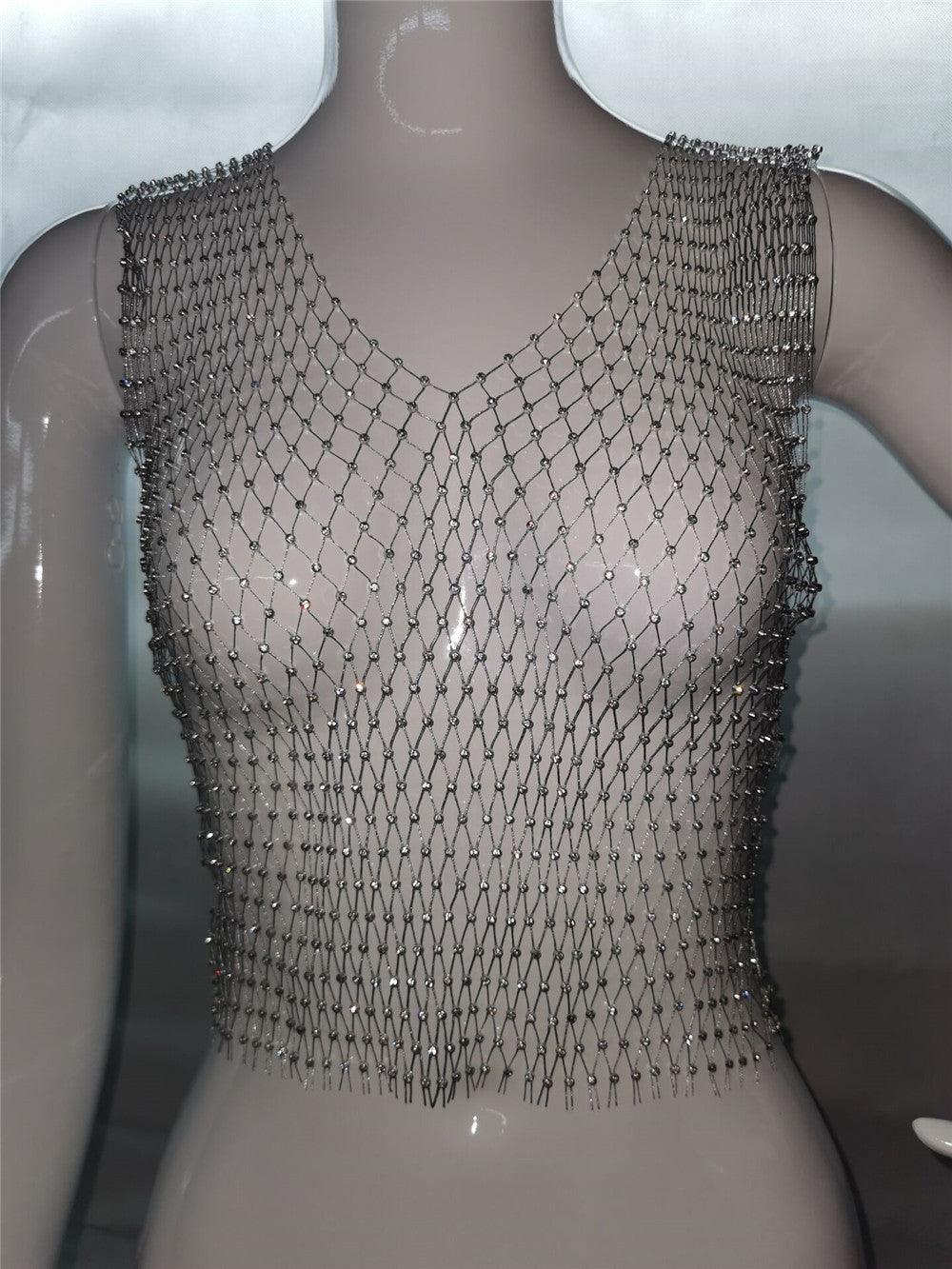 Fashion Mesh Super Diamond - Premium 0 from chiquetrends.com - Just $19! Shop now at chiquetrends.com